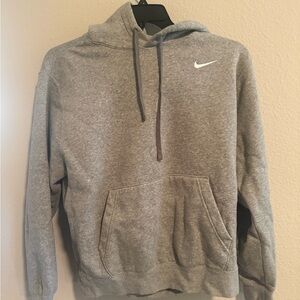 Nike Men’s Heather Grey Hooded Pullover Sweatshirt